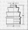 BORG & BECK BCB2197 Bellow, driveshaft